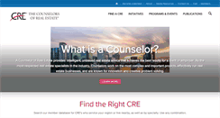 Desktop Screenshot of cre.org