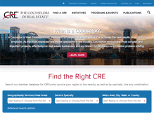 Tablet Screenshot of cre.org